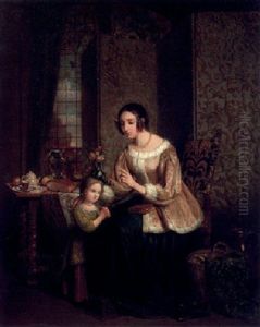 Saying Grace by David Emile Joseph de Noter