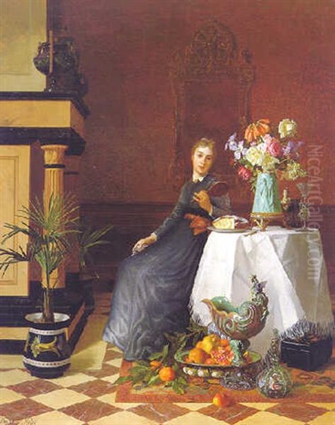 Lady In An Interior - view 1