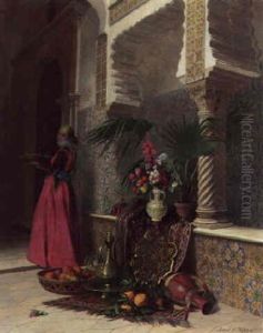 Femme En Rouge Dans Un Interieur A Alger Femme En Rouge Dans Un Interieur A Alger