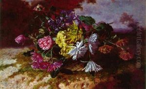Bouquet De Fleurs by David Emile Joseph de Noter