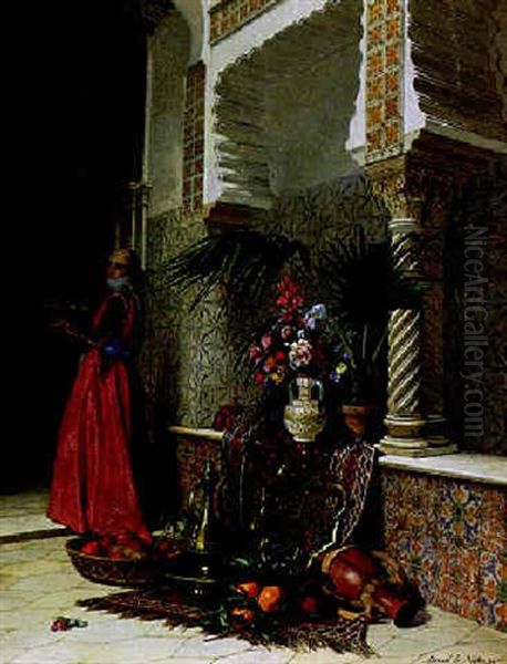 Woman In An Interior In Algiers - view 1