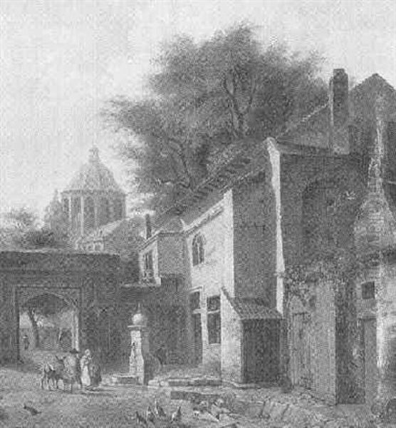 Stadtansicht Mit Hinterhof - view 1