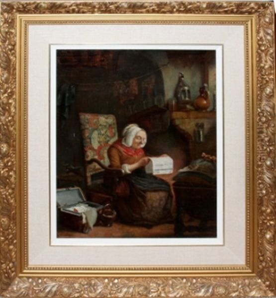 Interior Scene Of Woman - view 1