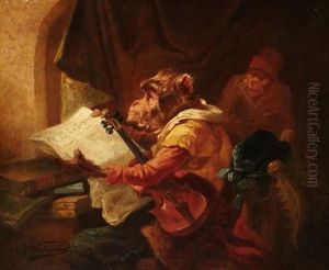 Singes Musiciens by Zacharias Noterman