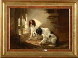 Deux Chiens by Zacharias Noterman
