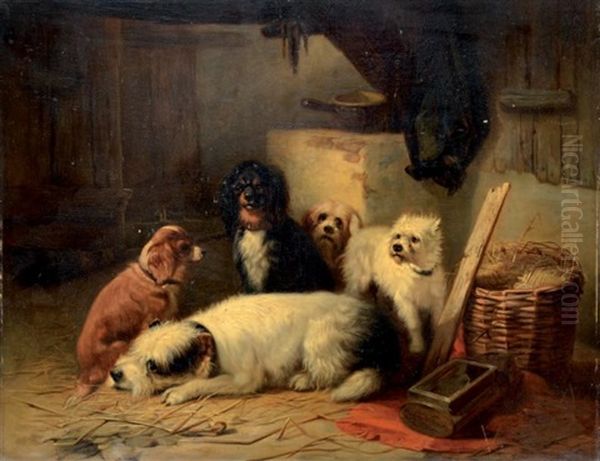 Les Chiens Dans La Grange - view 1