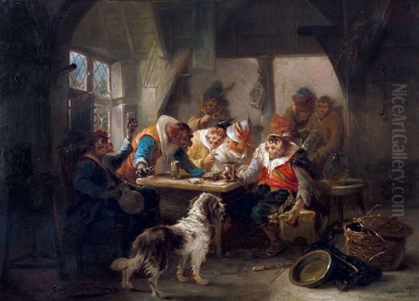 Affengesellschaft Im Wirtshaus - view 1