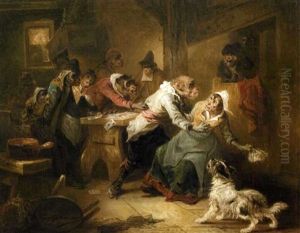 La Partie De Cartes by Zacharias Noterman