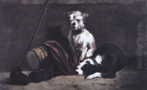 Deux Chiens Au Tambour