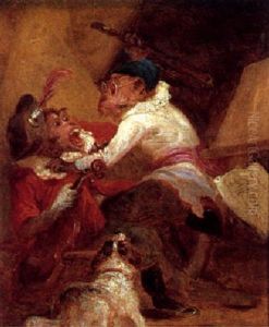 Streitende Affen by Zacharias Noterman
