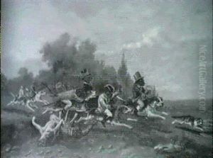 Monkeys Hunting by Zacharias Noterman