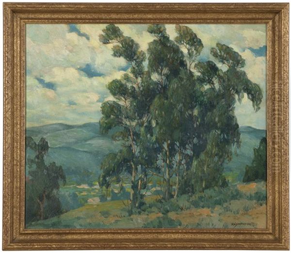 Eucalyptus Trees In A Landscape - view 1