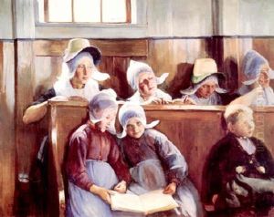 Dans L'eglise A Volendam