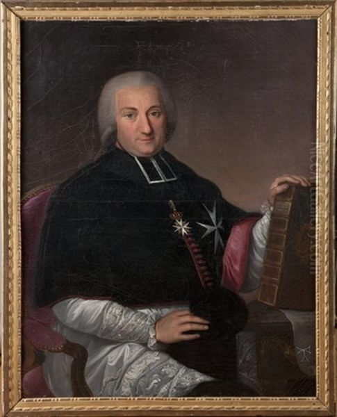 Monsieur L'abbe De Quevremont, Portant Ordre De Malte Et Ordre De Saint Antoine 1777 - view 1