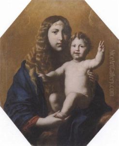 The Madonna And Child by Pietro Novelli