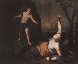 Apollo E Coronide by Pietro Novelli