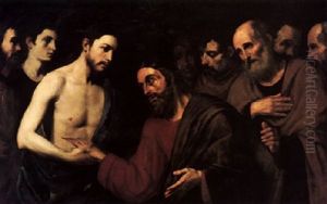 The Incredulity Of Saint Thomas by Pietro Novelli