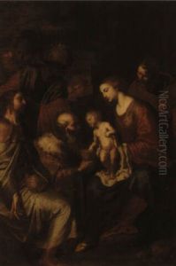 The Adoration Of The Magi by Pietro Novelli