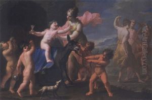 The Infancy Of Silenus by Pietro Antonio Novelli