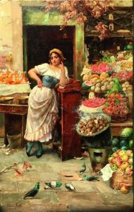 Die Schone Obstverkauferin Die Schone Obstverkauferin