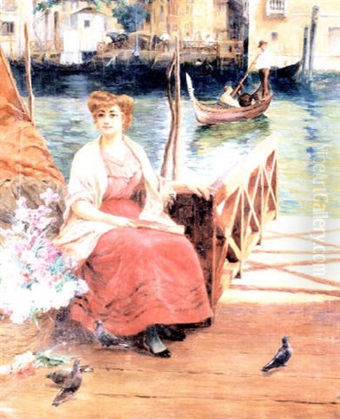 Vendedora De Flores Veneciana - view 1
