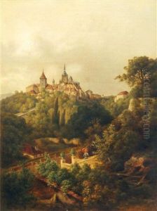 Hradschin In Prag by Johann Novopacky