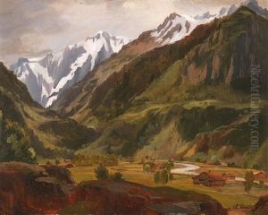 Mountainous Landscape by Johann Novopacky