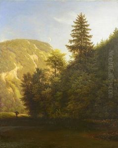 An Evening Theme From The Alps (der Gosingberg Bei Stixenstein) by Johann Novopacky