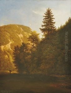 Evening Theme From The Alps by Johann Novopacky