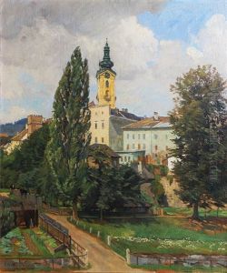 Motiv Aus Freistadt (oberosterreich) by Anton Nowak