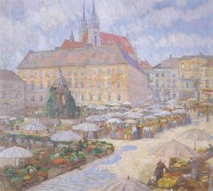 View Of Vienna by Anton Nowak