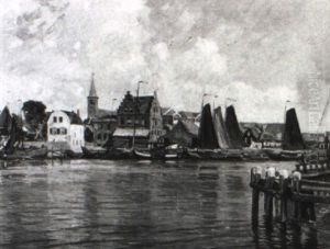 Volendam In Holland by Anton Nowak