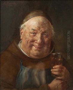 Frohlicher Monch by Ernst Nowak