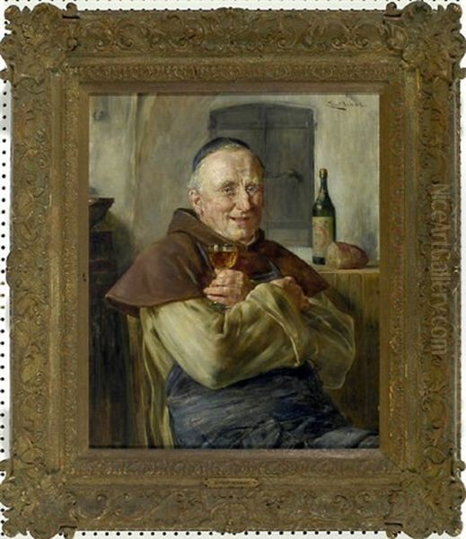 Bruder Kellermeister Mit Weinglas - view 1