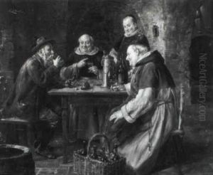 Weinprobe Im Kloster by Ernst Nowak