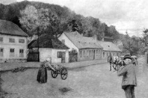 Auf Der Sieveringer-strase by Otto Robert Nowak