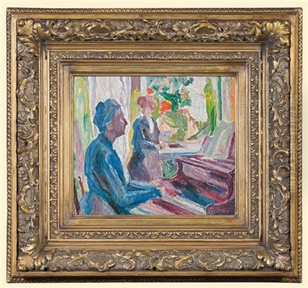 Mrs. Malicka On The Piano - view 1