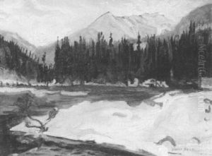 Fluslandschaft Im Winter Fluslandschaft Im Winter