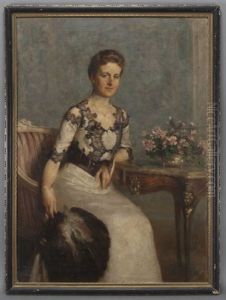 Portrait Of A Lady by Arthur Trevithin Nowell