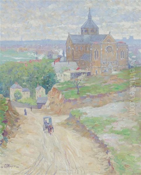 Early Spring, Roxbury" Circa 1899 - view 1