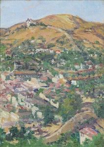 View Of Santa Barbara by George L. Noyes