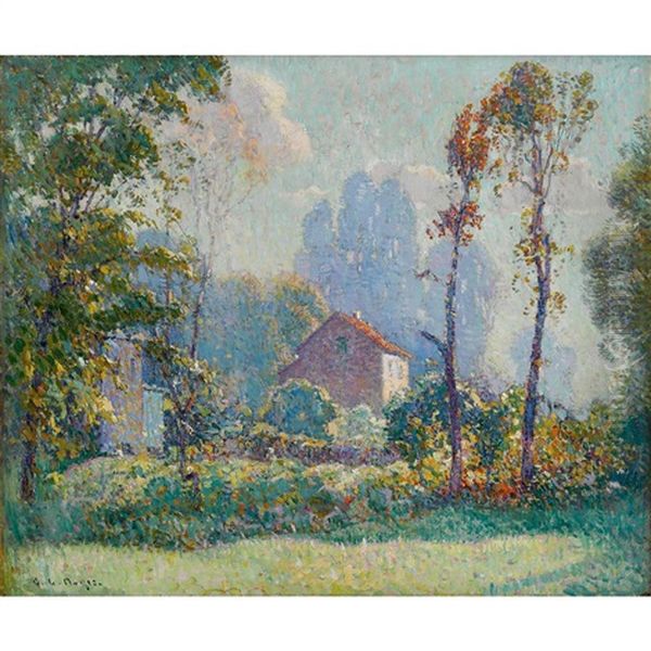 House In A Spring Landscape - view 1