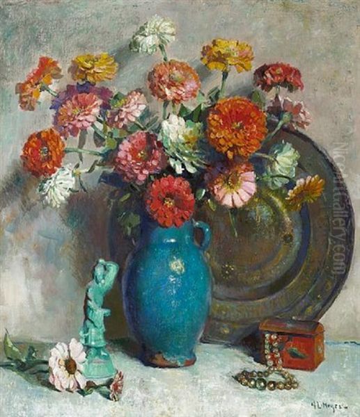 Zinnias - view 1