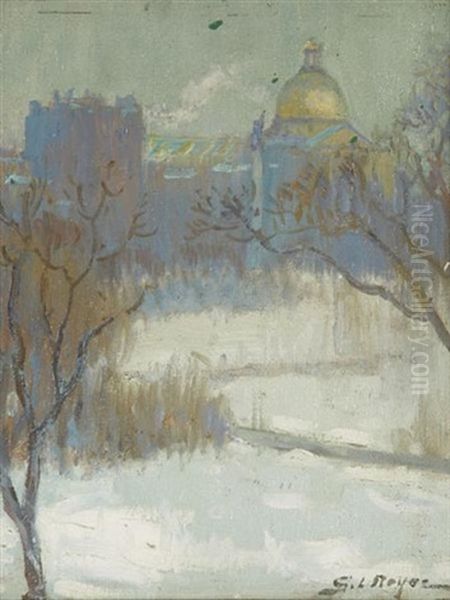 Boston Commons In Winter - view 1