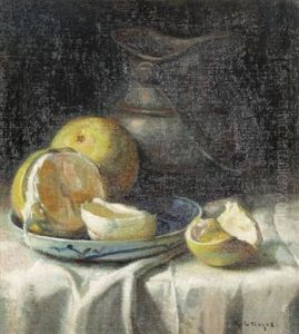 Still Life With Citrus Fruit, A Pitcher And Dish