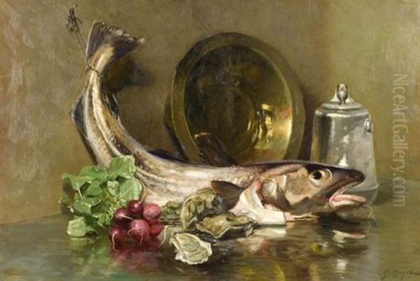 Still Life With Fish And Radishes - view 1