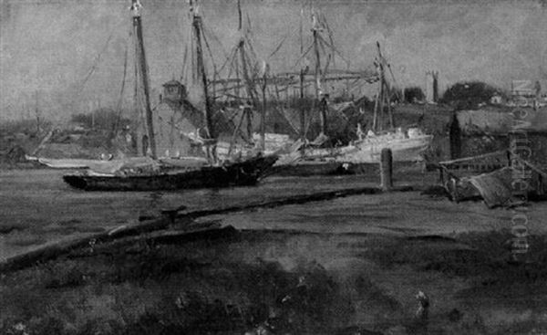 A Blue Day - A Gloucester Harbor View - view 1