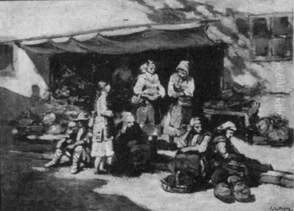 Spanish Market Scene - view 1
