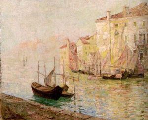 Venetian Canal Scene Venetian Canal Scene