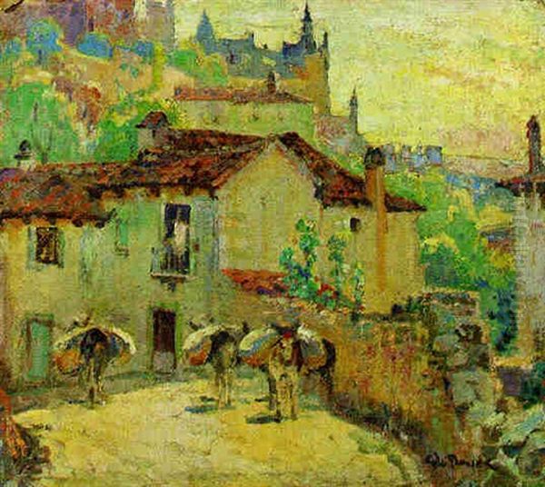 Segovia Spain, Street Scene - view 1